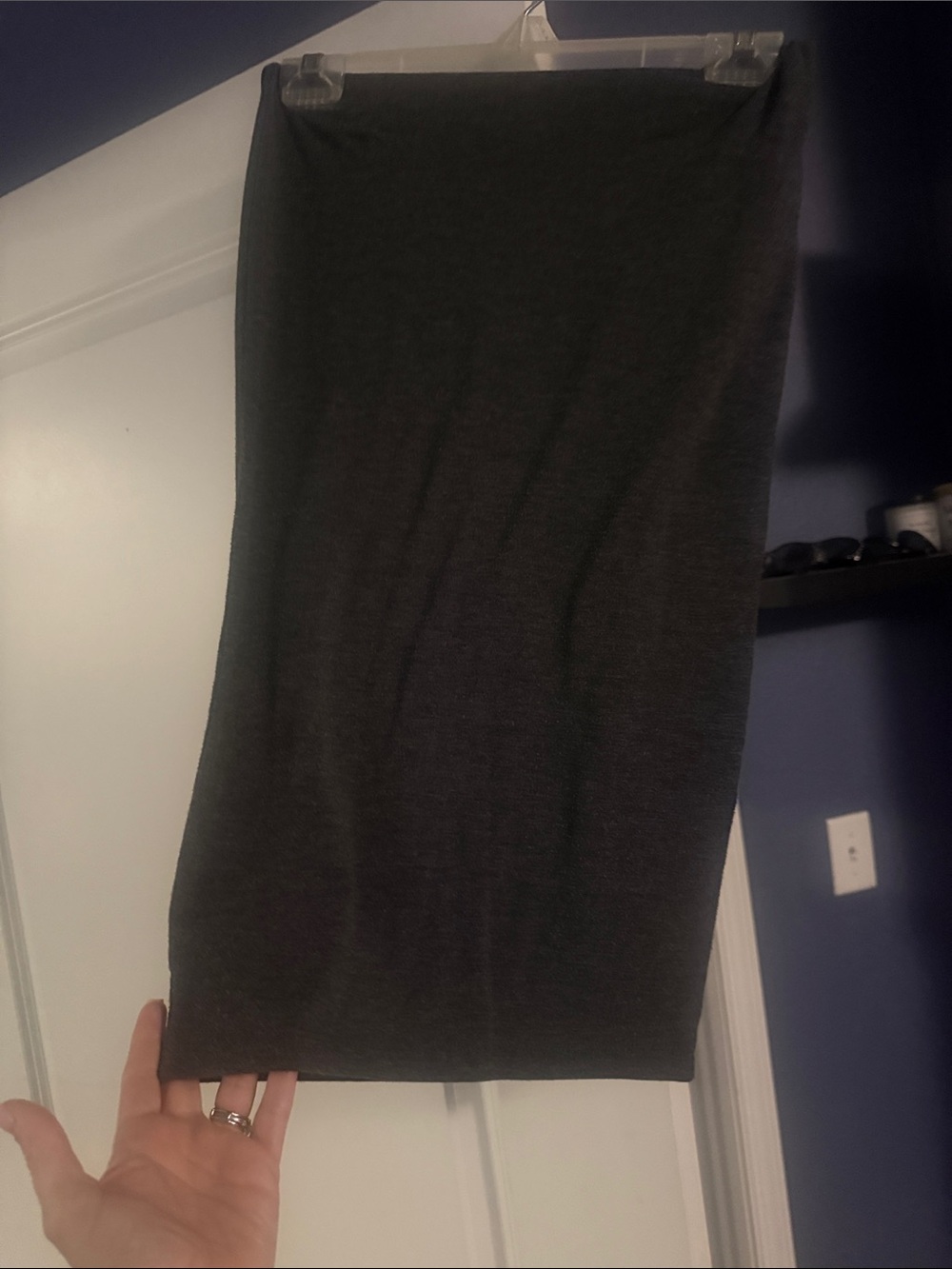 Classic Black Knit Pencil Skirt - Versatile Women's Staple
